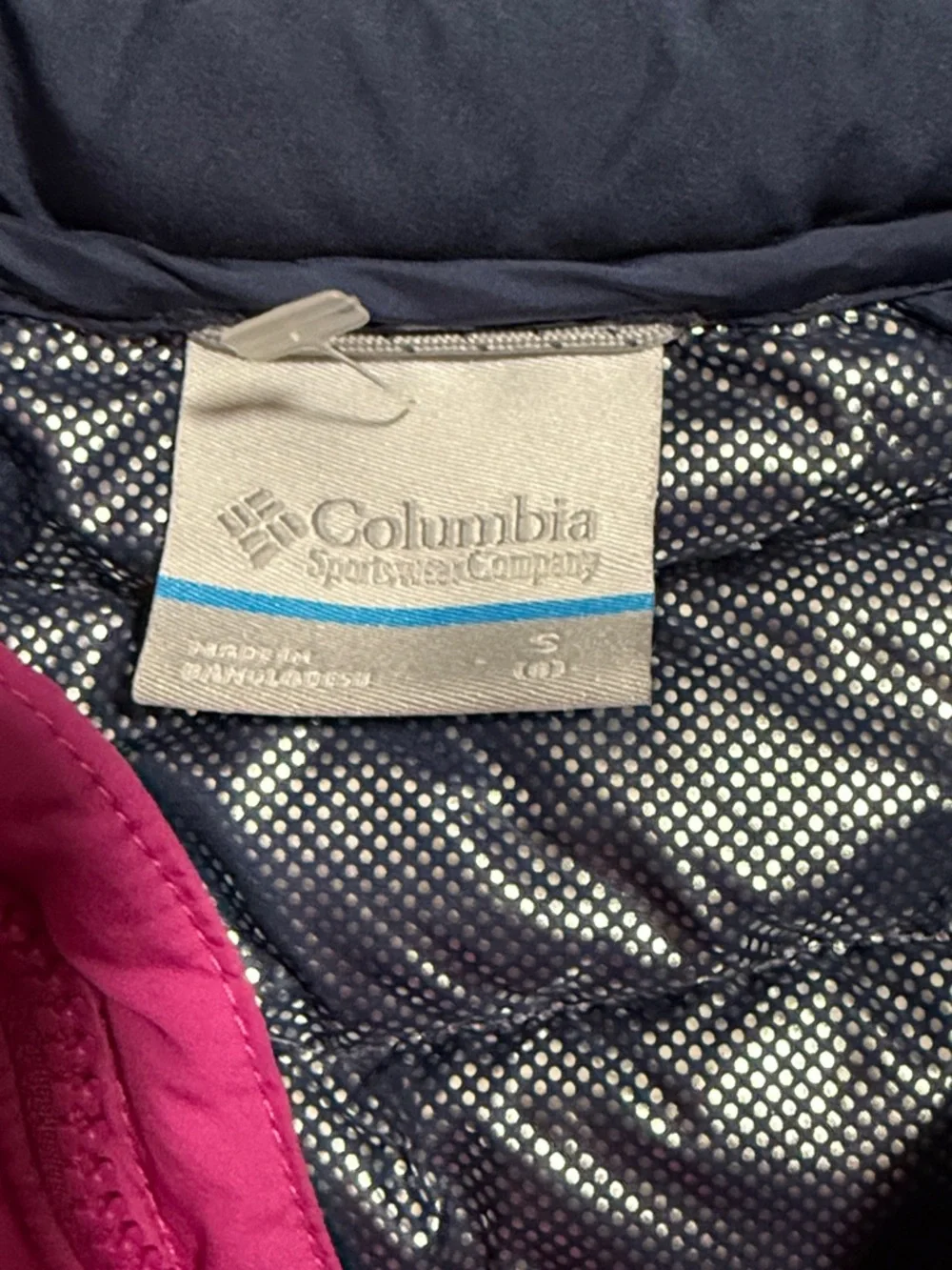 Columbia girls puffer